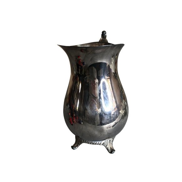 The International Silver Company Beverage Water Pitcher Ice Guard Silverplated - Picture 4 of 11